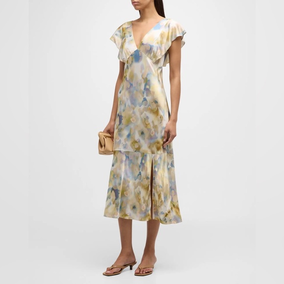 Rails Dina Satin Midi Dress - Picture 3 of 11